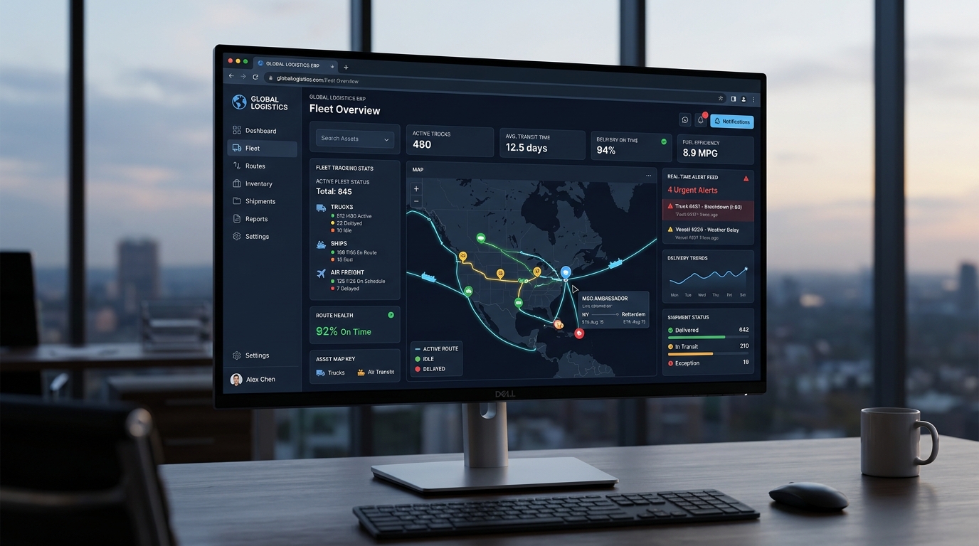 LogiTrack Supply Chain ERP & Telematics